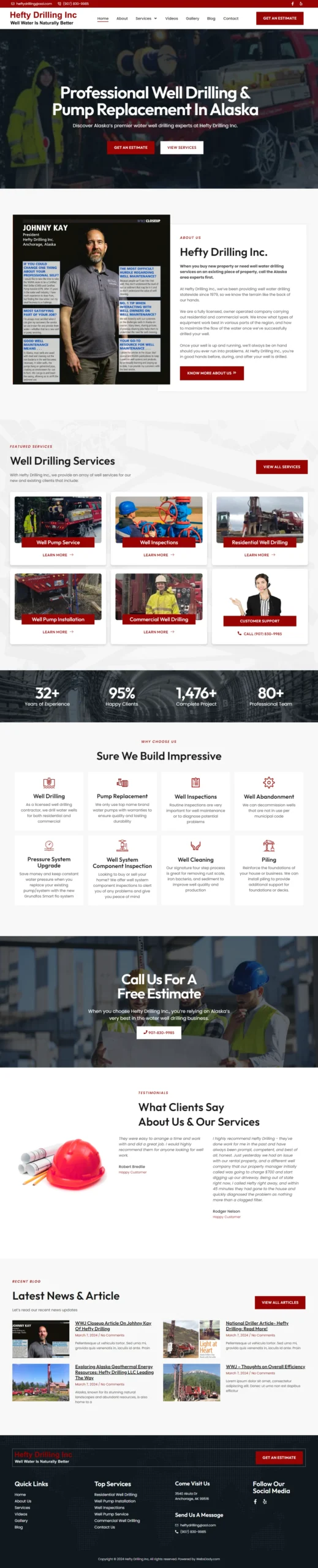Hefty Drilling Inc. screenshot