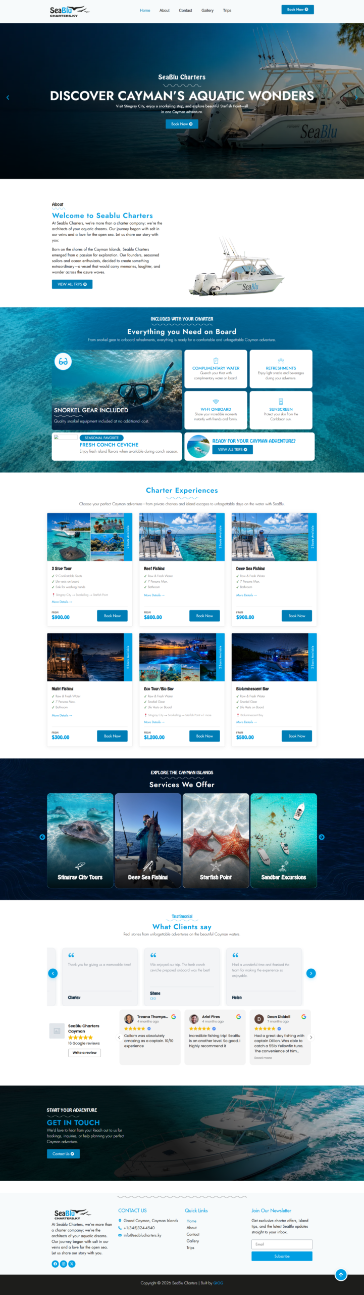 SeaBlu Charters screenshot